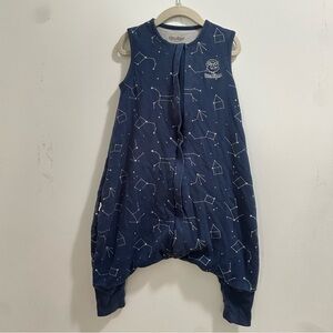 Woolino Toddler Sleeping Sack 4 Season Merino Wool Baby Sleep Bag 6-18M Blue